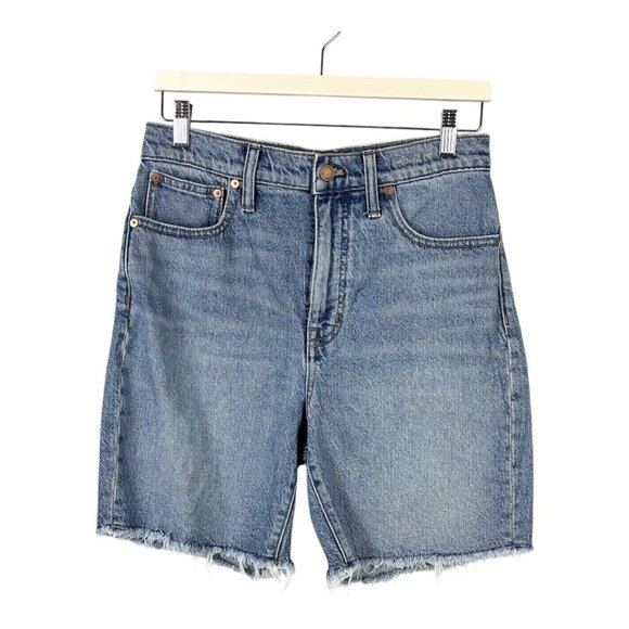 Madewell High Rise Mid Length Shorts - Picture 2 of 13